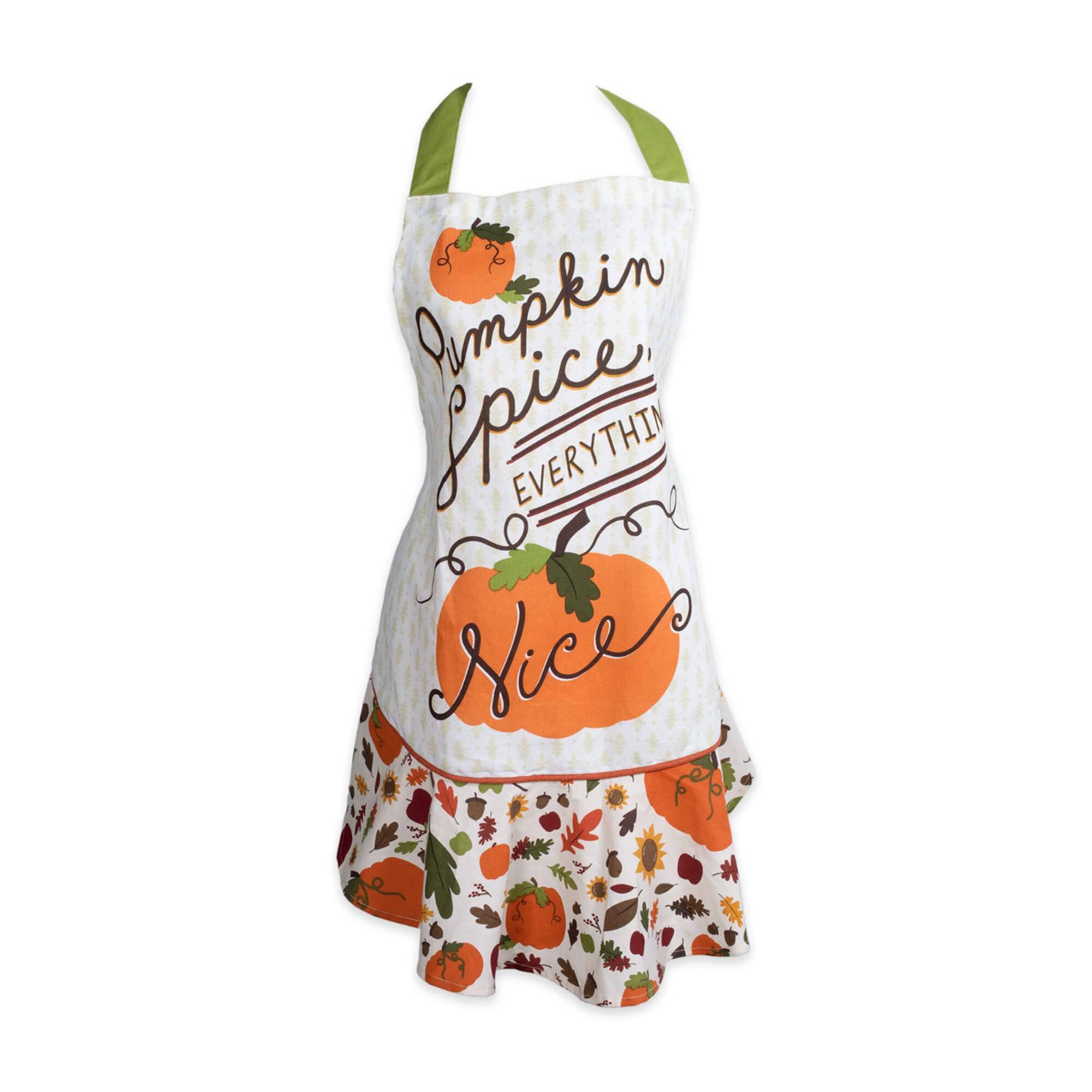DII® Pumpkin Spice Ruffle Apron